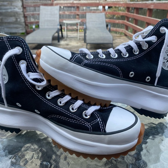 Unisex Converse Run Star Hike Platform chucks. Women’s size 9-Men’s size 7.5 - Picture 2 of 4